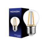 Noxion Lucent LED E27 Kogel Filament Helder 2.5W 250lm - 827 Zeer Warm Wit | Dimbaar - Vervangt 25W
