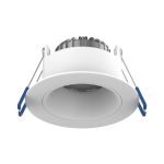 Noxion LED Spot Ares Diep Wit 6W 540lm 927-940 3CCT - met Binnenring Wit| Zaagmaat 68mm