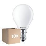 Voordeelpak 10x Philips Corepro LED Lustre E14 Kogel Mat 6.5W 806lm - 840 Koel Wit | Vervangt 60W