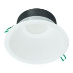 Philips LED Downlight Coreline DN142B Aluminium Wit 19.2W 2300lm 60D - 840 Koel Wit | Zaagmaat 200mm - IP54 - Dimbaar - Wit Reflector