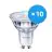 Voordeelpak 10x Philips Corepro LED Spot GU10 PAR16 4W 345lm 36D - 830 Warm Wit | Vervangt 50W