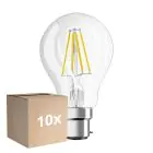 Voordeelpak 10x Ledvance Classic Performance LED Lamp B22d Peer Filament Helder 7W 806lm - 827 Zeer Warm Wit | Dimbaar - Vervangt 60W