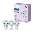 Voordeelpak 3x Philips LED Spot GU10 PAR16 4W 275lm 36D - 840 Koel Wit