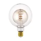 Eglo LED Globe E27 Filament Amber 4W 200lm - 820 Zeer Warm Wit | Dimbaar - Vervangt 25W